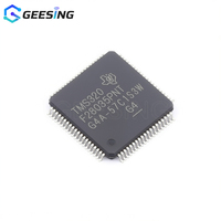 Microcontrolador Geesing C2000 Piccolo de 32 bits, DSC de 60MHz, 128KB de memoria Flash, LQFP-80 con CLA FPU para control de motor y potencia digital TMS320F28035PNTR