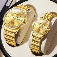 OUPINKE 3195, reloj mecánico de lujo para parejas chinas, correa de acero Vive, pantalla de fecha resistente al agua, diseño de reloj automático Simple