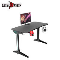 Bureau de jeu pour ordinateur portable en forme de Z pour les joueurs