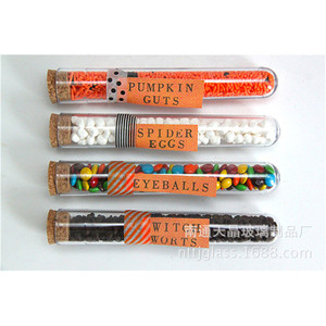 Tubos de ensayo Tianjing de 15x100 mm y 5 ml con tapones de corcho para reenvasado de té - Product Image 2