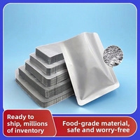 Sacs en aluminium pour cuisson vapeur et étuvage, résistants à la stérilisation 121°C, emballage alimentaire sous vide, conservation de la fraîcheur, fermeture éclair refermable