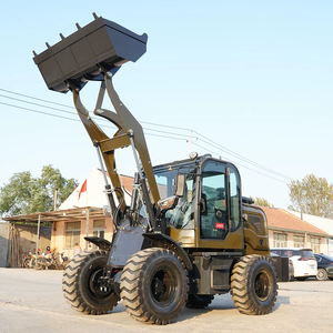 Заводская распродажа: Колесный погрузчик с гидравлическим подъемом для животноводческих ферм, 4x4, землеройная техника, горнодобывающий колесный погрузчик - Product Image 5