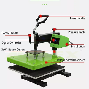 ヒートプレス機用の新しいCE承認昇華ヒートプレスビニール機 - Product Image 3