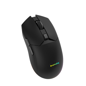 Banda kablosuz oyun fare RGB hafif oyun fare OEM özelleştirilmiş optik şarj edilebilir kablosuz fare ABS - Product Image 6