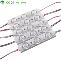 Module LED RGB SMD 2835 DC12v 3 LED par pièce, indice de protection IP66, marque Samsung, dimmable pour la décoration de lettres en extérieur