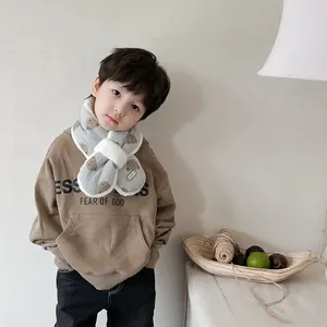 <span class=keywords><strong>Bébé</strong></span> garder au chaud écharpe enfant ours motif écharpe cou avec velours épaississement plus chaud <span class=keywords><strong>Snood</strong></span> 2024 nouveaux vêtements d'hiver pour enfants - Product Image 4