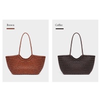Sacs à main pour femmes en cuir véritable tissé, design élégant et moderne, grande capacité, sac fourre-tout durable et élégant pour un usage quotidien décontracté