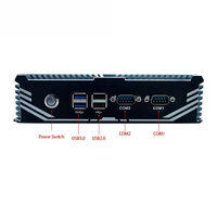 Ordinateur robuste avec processeur Intel Elkhart Lake, mini PC, 4 ports LAN, 32 Go de RAM, design sans ventilateur pour accessoire informatique industriel