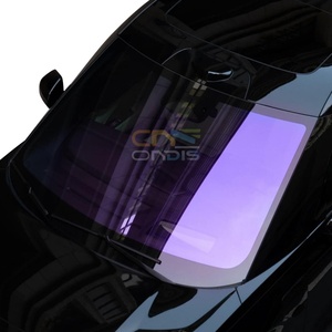 Premium Chamäleon-Farbwechsel Autofensterfolie UVR Blendschutz Wärmeabweisung Dekorative Tönungsfolie Farbwechselfolie 2mil 1,52x30m Rolle - Product Image 3