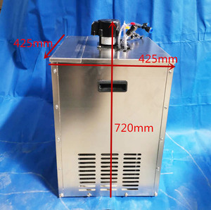 Refroidisseur à bière électrique en acier inoxydable GSTA sous le comptoir, design original, pour bar et fêtes - Product Image 2