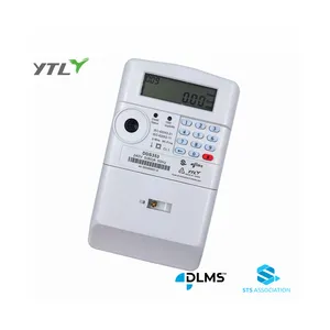 เครื่องวัดแบบเติมเงิน YTL แบบแยกส่วน โมเดล 2 เฟสเดียว เครื่องวัดพลังงาน Token IDIS เครื่องวัดอัจฉริยะ บริษัท