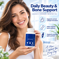 Complément Protéiné au Collagène Vivikore OEM avec Calcium, Magnésium, Vitamines C & D, Silicium pour la Santé des Os et des Articulations et le Soutien du Collagène