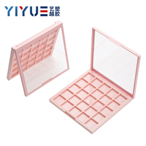 Yiyue 25 màu sắc nhãn hiệu riêng lớn trống rỗng Pan trang điểm Eye Shadow <span class=keywords><strong>Palette</strong></span> nghệ sĩ trang điểm thiết yếu <span class=keywords><strong>Palette</strong></span> trường hợp - Product Image 4