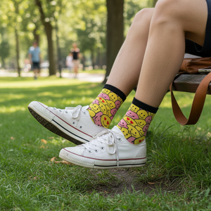 Paio di calzini corti Lucky Socks con design, taglie 41-46 - Product Image 3