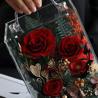 Caja de Regalo con Rosa Eterna, para el Festival de Tanabata, Día de la Madre, Temporada de Graduación, para Enviar a la Novia, Maestra, Eventos, Regalo