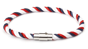 <span class=keywords><strong>Bracelet</strong></span> Magnétique Tressé en Cordon de Cuir au Charme Classique, Bracelets Breloques Unisexes pour Enfants, Cadeaux pour Fête de Mariage - Product Image 3