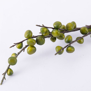 Simulation Fig Branche Protection De L'environnement Colle Douce Simple 5 Fourche Faux Plante Artisanat Décoration De La Maison-149 - Product Image 3