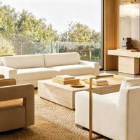 Meubles de salon de luxe modernes pour hôtel, mobilier d'intérieur, canapé-lit confortable, ensemble de meubles pour hall d'hôtel, canapé de villa