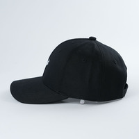 Hoge kwaliteit Oxford fruitpatroon zwart borduurwerk ontwerp print binnenband verstelbare baseballcap met aangepast logo