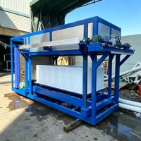 Machine industrielle automatique de fabrication de tubes 500 kg en acier inoxydable 304, contrôlée par PLC, avec pompe à eau Bristol pour l'industrie de la pêche
