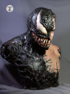 Estatua de Simbionte Alienígena Hiperrealista de Tamaño Real, Figura de Monstruo, Escultura de Criatura Oscura, Silicona, Artística, Coleccionable, para TV y Cine - Product Image 3