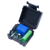 Modul Relay Saklar Kontrol Jarak Jauh Nirkabel RF DC12V Papan Sirkuit Kontrol Jarak Jauh Pintu Gulung 315/433MHZ
