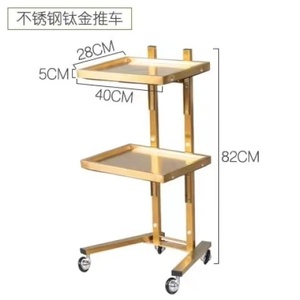 Carrito de Peluquería Móvil de Alta Calidad, Herramienta de Belleza para Salón de Belleza, Carrito para Salón de Peluquería - Product Image 1