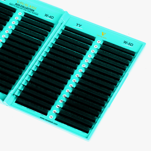 Lash Book Extensions de cils en grappes volumineuses et moelleuses, faites à la main, avec logo personnalisé et marque privée, pour la vente en gros - Product Image 4