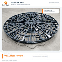Plateforme tournante motorisée pour voitures, rotation à 360 degrés, scène rotative pour exposition automobile, carport, capacité de charge de 1,5 à 4 tonnes