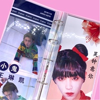 Prêt pour le concert Kpop : Bannière de concert, éventail publicitaire, bannière d'album, classeur, porte-documents, pochette de rangement, pochette 45x15cm
