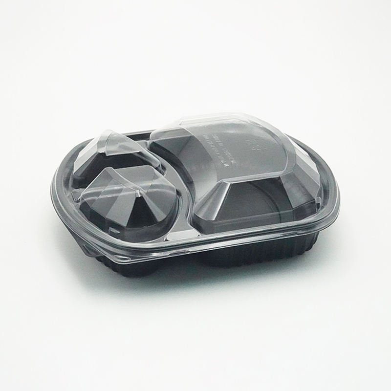 Transparent Food Containers With Lid Household Microwave Heating ...