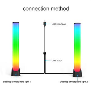 Barre lumineuse LED RGB intelligente pour TV, avec 18 modes de scène, effet de flux, musique et ambiance, pour PC, TV et décoration de pièce - Ebay - Product Image 2