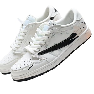 รองเท้าบาสเก็ตบอลทรงเตี้ยรุ่น Retro แบบ Co-branded รุ่น Cross-border <span class=keywords><strong>AJ1</strong></span> Reverse Hook  ป้องกันการลื่น ทนทานต่อการสึกหรอ ระบายอากาศได้ดี แฟชั่นสำหรับทุกเพศ - Product Image 3