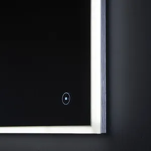 Modern Design Anti-Fog Led Backlit Mirror Wall Mounted Decor Light Up Bathroom Smart Touch Mirror