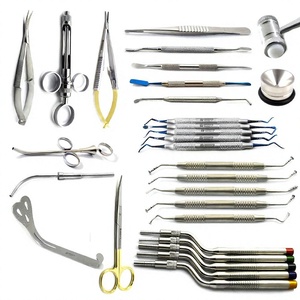 Juego de Instrumentos Quirúrgicos Dentales de 20 Piezas, Kit de Herramientas de Cirugía Oral de Acero Inoxidable con Empuñadura Moleteada, Certificado CE - Product Image 1