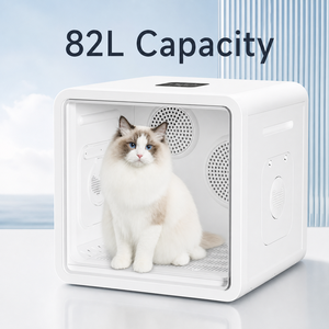CHONGTONGPET C-7914 Automatische Haustier-Trockenbox 82L Doppellüfter Großer Katzen- und Hundehaartrockner ABS/PC Fellpflegetrockner - Product Image 2