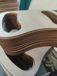 Tùy chỉnh cắt laser nhà máy ván ép laser cắt dịch vụ gỗ ván ép Bạch Dương ván ép laser cắt cong Đồ chơi bằng gỗ máy bay - Product Image 5