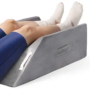 Nhà máy trực tiếp bộ nhớ bọt chân nâng gối cho làm tổn thương ngủ chân còn lại giảm sưng với có thể giặt thoáng khí Bìa