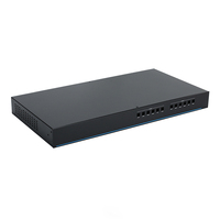 Casing Rak Hibrida Ekstrusi Aluminium 1U Kustom Pabrik ISO 9001, Kabinet Jaringan IP54 Server OEM