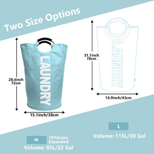 Precio de fábrica Hogar Tela Oxford Dormitorio <span class=keywords><strong>Ropa</strong></span> <span class=keywords><strong>sucia</strong></span> Bolsa de almacenamiento Cesta plegable multiusos - Product Image 6