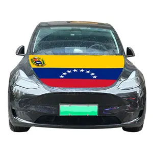 Bán buôn 120x150cm venezuela Nhà Nước xe mui xe bao gồm cờ giá cả phải chăng mòn và bền xe động cơ mui xe Bìa