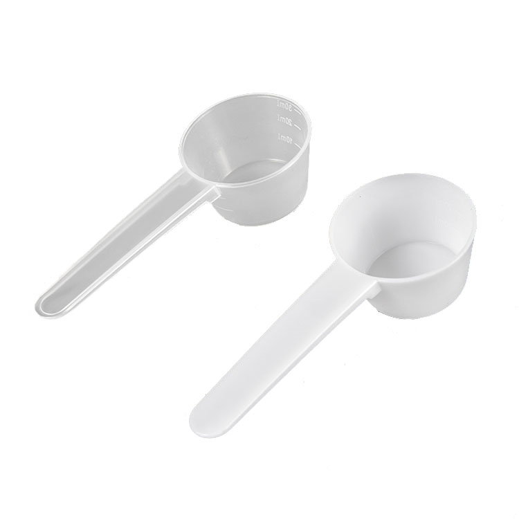 खाद्य डिग्री के सभी आकारों 5g/ 10ML FLATWARE प्रकार चम्मच और 10ML मापने स्कूप