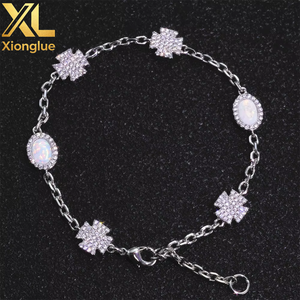 Hip Hop <b>Opal</b> <b>Bracelet</b> Jewelry Accessories Zircon Cross <b>Bracelet</b> Men's Jewelry - Product Image 2