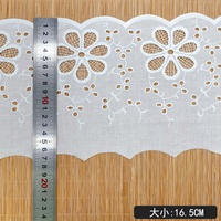 Accessoires pour Cheongsam et Robe de Soirée pour Enfants en Tissu de Coton Brodé à Motifs Ajourés de Style Chinois Nouveau Style avec Bordure en Dentelle