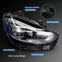 Système d'éclairage automobile LED pour Mercedes Benz Classe C 206 2022-2025 Configuration haut de gamme OE A2069065401 A2069065501