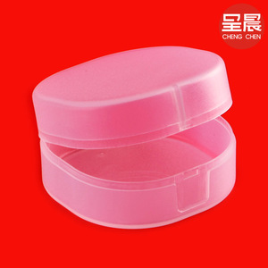 Caja de Jabón Redonda Esmerilada de Plástico PP Cheng Chen con Tapa de 70x36mm para Empaque de Cuidado Personal - Product Image 2