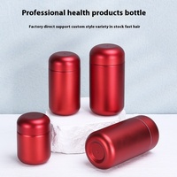 200 ml PET Ambre Plastique Capsule Premium Vitamine Bouteille Médecine-Grade En Plastique Bouchon À Vis Conteneur De Santé
