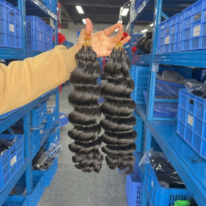 Extensioni per capelli ricci invisibili a uncinetto 15A, senza nodi, pre-selezionate, effetto acqua, in offerta - Product Image 1