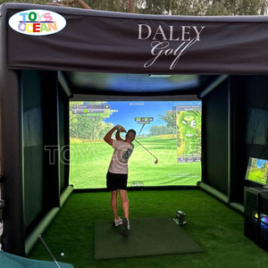 Simulador de <span class=keywords><strong>Golf</strong></span> Móvil para Exteriores, Recinto Inflable para Simulador de <span class=keywords><strong>Golf</strong></span> para Eventos y Campos de Práctica - Product Image 6