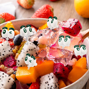 Ojo Lindos Palillo de Dientes de Postre Palillo para Almuerto de Dibujos Animados para Caja Bento Fruta Pasteleria Familia - Product Image 5